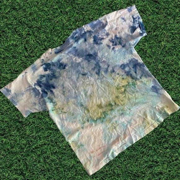 VTG 90s World's Greatest Dad Rework/Upcycled Tie-Dye Cotton Tee XL - Picture 2 of 4